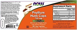 Psyllium Husk Caps, 700 ml - Now Foods Psyllium Husk Caps — photo N2