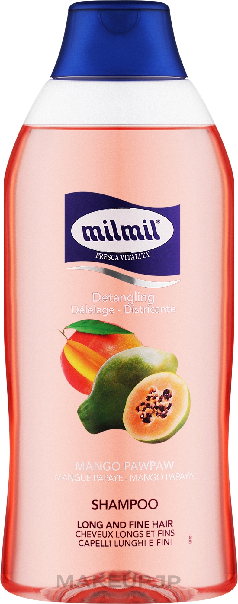Smoothing Mango & Papaya Shampoo for Long & Thin Hair - Mil Mil — photo 750 ml