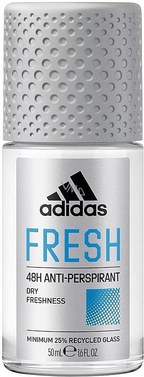 Roll-On Antiperspirant Deodorant for Men - Adidas Fresh 48H Anti-Perspirant — photo N1