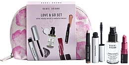 Fragrances, Perfumes, Cosmetics Set - Bobbi Brown Love & Go Set (oil/30ml + lipstick/2.25g + mascara/6ml + shadow/0.9g)