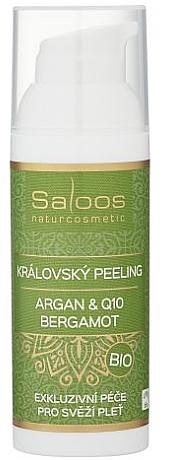 Argan & Q10 & Bergamot Organic Face Exfoliator - Saloos Bio Facial Peelings — photo N1