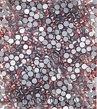 Decorative Nail Crystals 'Rose Gold', size SS 03, 1000pcs - Kodi Professional — photo N1