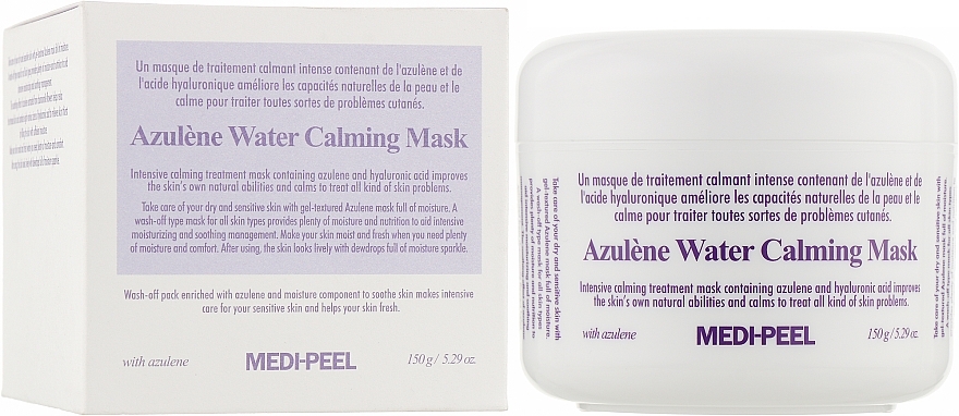 Azulene Water Calming Mask - Medi Peel Azulene Water Calming Mask — photo N2