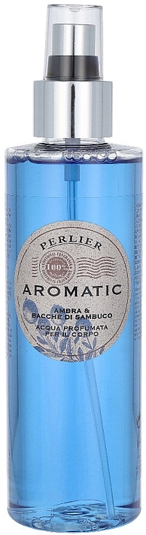 Perfumed Body Water - Perlier Aromatic Amber & Elderberry Perfumed Body Water — photo N1