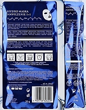 Face Mask + Serum - Czyste Piekno Hydro Mask Cloth Face Intensive Hydrating + Serum — photo N9