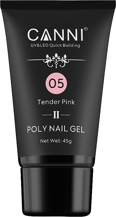 Nail Poly Gel - Canni Poly Nail Gel (03 -Jelly Pink) — photo N1