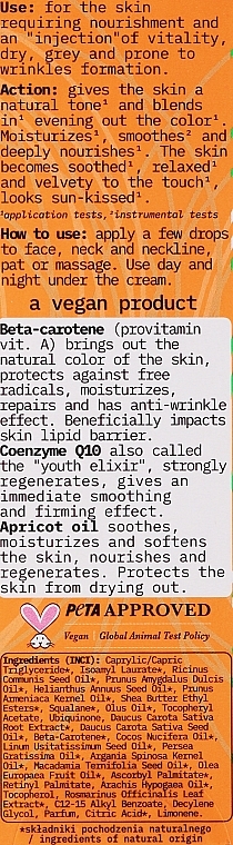 Face Oil with Beta Carotene - Floslek Beta Carotene Oil — photo N3