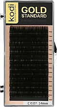 Gold Standard C 0.07 False Eyelashes (16 rows: 14 mm) - Kodi Professional — photo N1