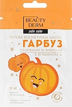 Fragrances, Perfumes, Cosmetics Pumpkin & Vitamin A Gel Mask - Beauty Derm Skin Care