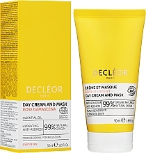 2-in-1 Soothing Cream Mask - Decleor Harmonie Calm Organic Soothing Comfort Cream & Mask 2in1 — photo N2