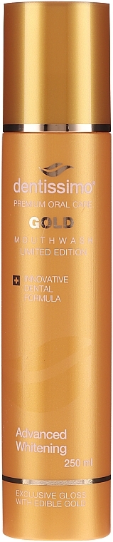 Mouthwash - Dentissimo Advanced Whitening Gold Mouthwash — photo N1