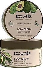 Avocado Body Cream - Ecolatier Body Cream Deep Nutrition Organic Avocado — photo N1