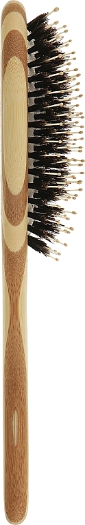 Bamboo Hair Brush, oval - Olivia Garden Healthy Hair Oval Combo Eco-Friendly Bamboo Brush — photo N3