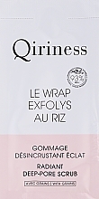 GIFT! Deep Pore Cleansing Exfoliant Cream - Qiriness Le Wraps Exfolys Au Riz Radiant Deep-Pore Scrub — photo N1