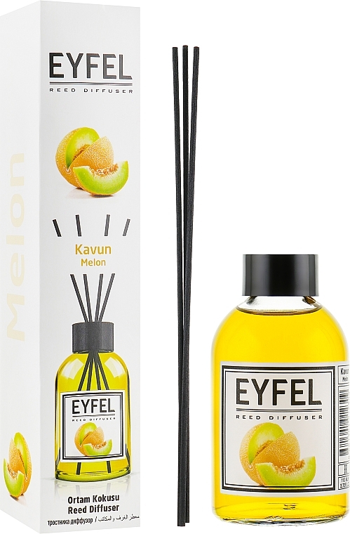 Reed Diffuser "Melon" - Eyfel Perfume Reed Diffuser Melon — photo N1