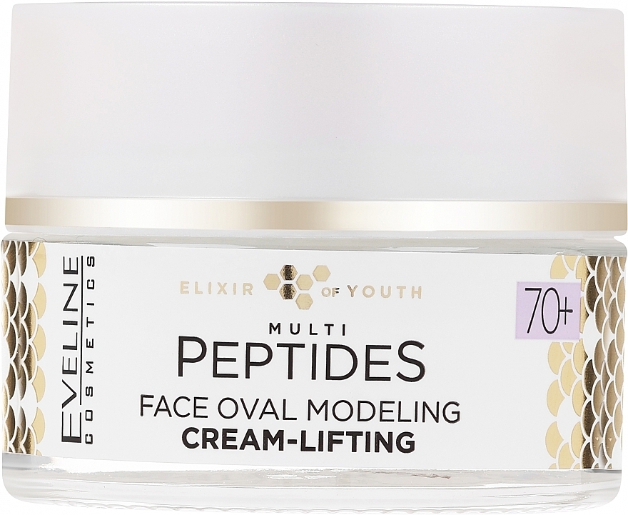 Face Oval Modeling Lifting Cream - Eveline Cosmetics Elixir of Youth — photo N1