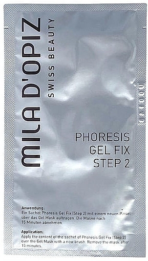 Phoresis Gel Mask - Swiss Beauty Mila D'Opiz Phoresis Gel Mask Step 2 — photo N1