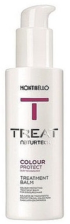 Leave-In Color Protection Conditioner for Colored Hair - Montibello Treat NaturTech Colour Protect Treatment Balm — photo N1