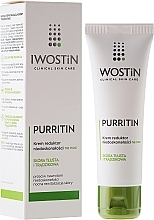 Fragrances, Perfumes, Cosmetics Night Cream for Imperfections - Iwostin Purritin Reducing Imperfections Night Cream