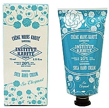 Fragrances, Perfumes, Cosmetics Hand Cream - Institut Karite So Elegant Light Hand Cream Gardenia