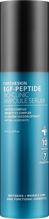 Peptide Face Serum - Fortheskin EGF Peptide Bio Clinic Ampoule Serum — photo N1