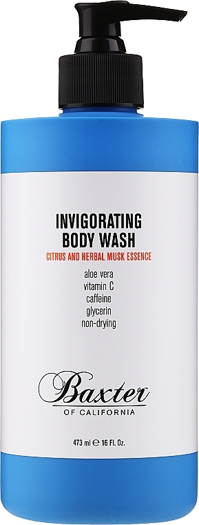 Shower Gel - Baxter of California Invigorating Body Wash Citrus Herbal Musk — photo N2