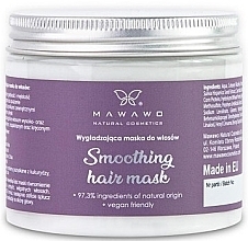 Fragrances, Perfumes, Cosmetics Smoothing Hair Mask - Mawawo Smoothing Hair Mask