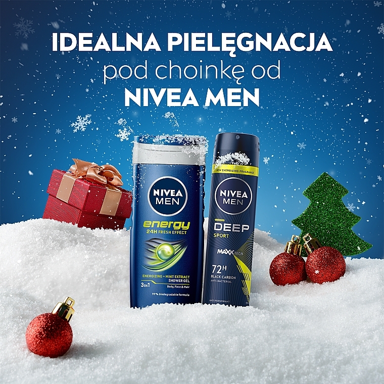 セット - NIVEA MEN Deep Energy (sh/gel/250ml + deo/150ml) — photo N2