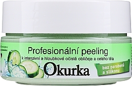 Face and Body Peeling - Bione Cosmetics Organic Professional Peeling Cucumber — photo N1