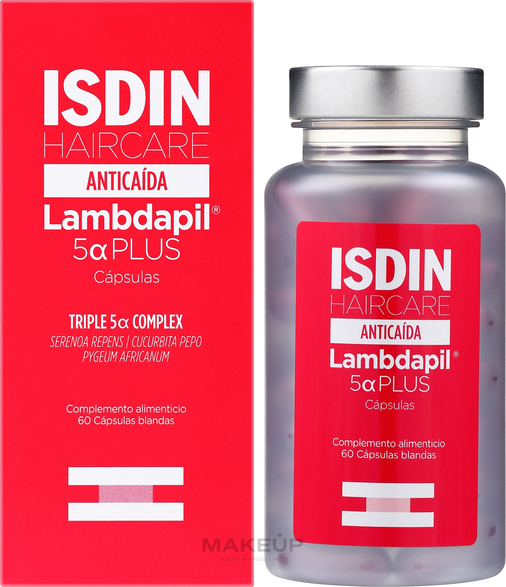 Anti Hair Loss Dietary Supplement, capsules - Isdin Lambdapil 5a Plus Anti Hair Loss — photo 60 szt.