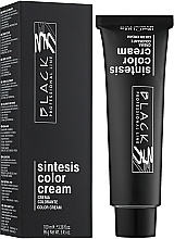 Fragrances, Perfumes, Cosmetics Hair Color Cream - Black Professional Line Sintesis Color Cream