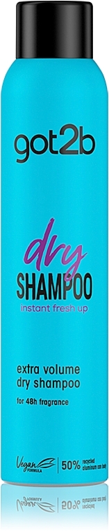 Volume Dry Shampoo "Tropical Breeze" - Schwarzkopf Got2b Fresh it Up Volume Dry Shampoo — photo N2