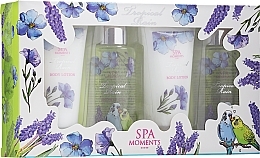 Fragrances, Perfumes, Cosmetics Set - Spa Moments Tropical Rain (sh/gel/2x100ml + b/lot/2x60ml)