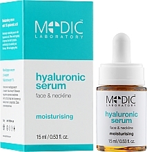 Hyaluronic Acid Face Serum - Pierre Rene Medic Laboratory Hyaluronic Serum Face & Neckline Moisturising — photo N3