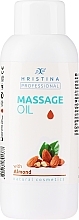 Almond Massage Oil - Hrisnina Professional Massage Oil With Almond — photo N1