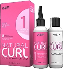 Fragrances, Perfumes, Cosmetics Set - Affinage Salon Professional Natural Curl Perm No.1 + Fix (neitraliser/100ml+hair/lot/100ml)