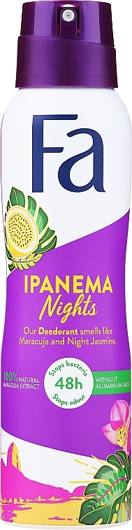 Deodorant Spray "Rhythms of Brazil" - Fa Ipanema Nights Deo Spray — photo N1