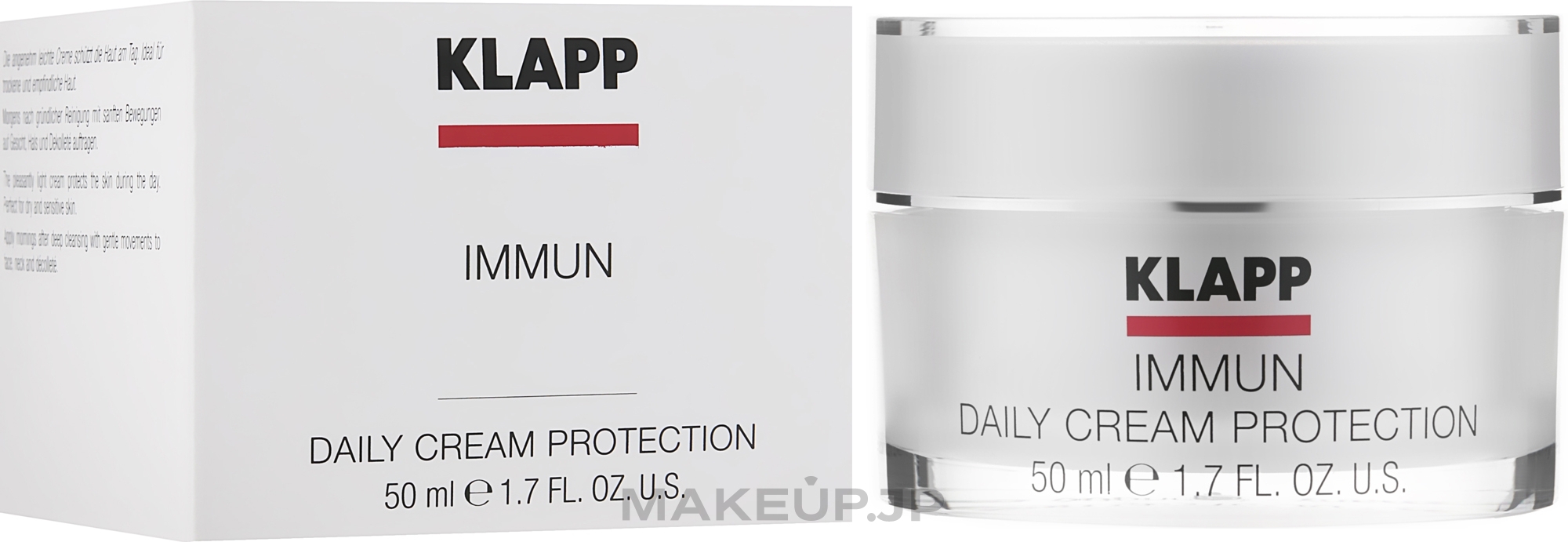 Protective Day Cream - Klapp Immun Daily Cream Protection — photo 50 ml