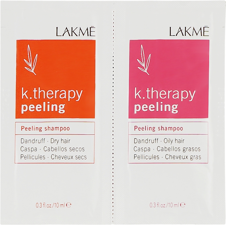 Sample Set - Lakme K.Therapy Peeling (shmp/10ml + shmp/10ml) — photo N2