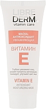 Fragrances, Perfumes, Cosmetics Moisturizing Antioxidant Face Mask 'Vitamin E' - LibreDerm Antioxidant Moisturizing Mask Vitamin E