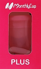 Menstrual Cup, large, pink topaz - Menskopp Intimate Care Plus — photo N1