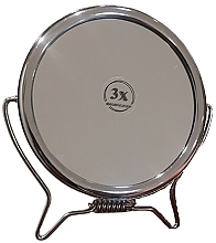 Fragrances, Perfumes, Cosmetics Round Chrome Mirror, d 10 cm - Acca Kappa Mirror X3