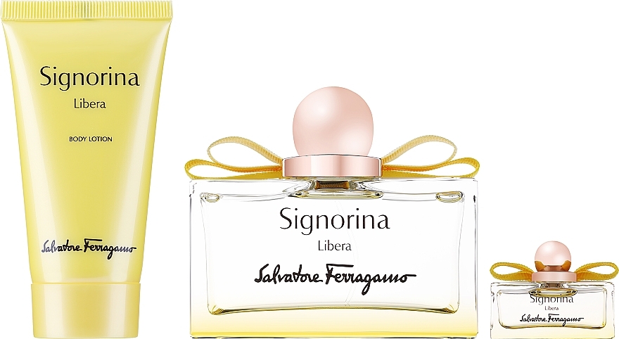 Salvatore Ferragamo Signorina Libera - Set (lot/50ml + edp/100ml + edp/5ml) — photo N1