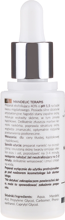 Mandelic Acid 40% - APIS Professional Mandelic TerApis Mandelic Acid 40% — photo N2