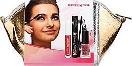 Fragrances, Perfumes, Cosmetics Dermacol Butterfly Shine - Dermacol Butterfly Shine (mascara/12ml + lip/gloss/4ml + nail/polish/11ml)