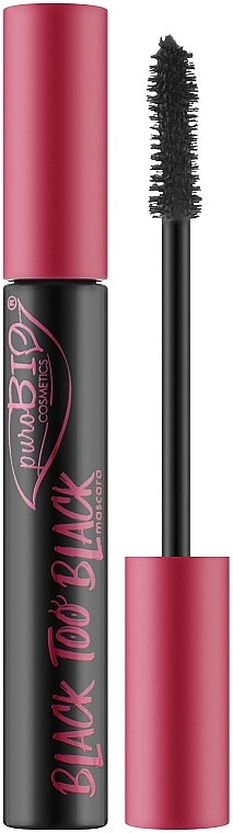 Mascara - PuroBio Cosmetics Black Too Black Mascara — photo N1