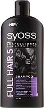 Fragrances, Perfumes, Cosmetics Shampoo for Thin and Volumeless Hair - Syoss Full Hair 5 Shampoo