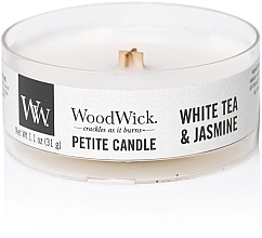 Fragrances, Perfumes, Cosmetics Scented Candle - WoodWick White Tea & Jasmine Scented Candle