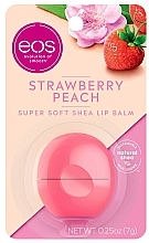 Fragrances, Perfumes, Cosmetics Strawberry & Peach Lip Balm - EOS Sphere Lip Balm Strawberry Peach