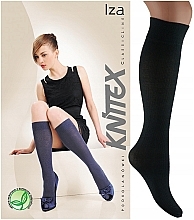 Fragrances, Perfumes, Cosmetics Viscose Knee-Socks for Women 'Iza', nero - Knittex